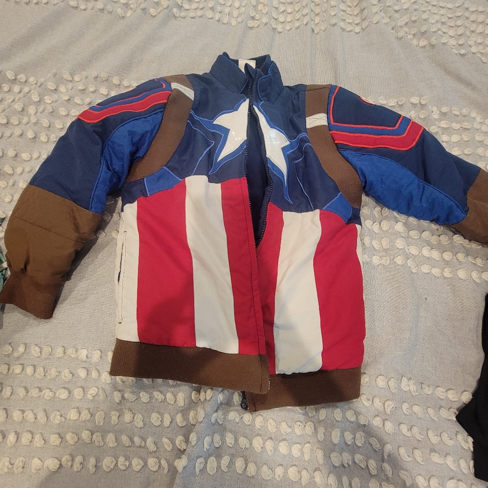 Disney Captain America Coat Size 7/8